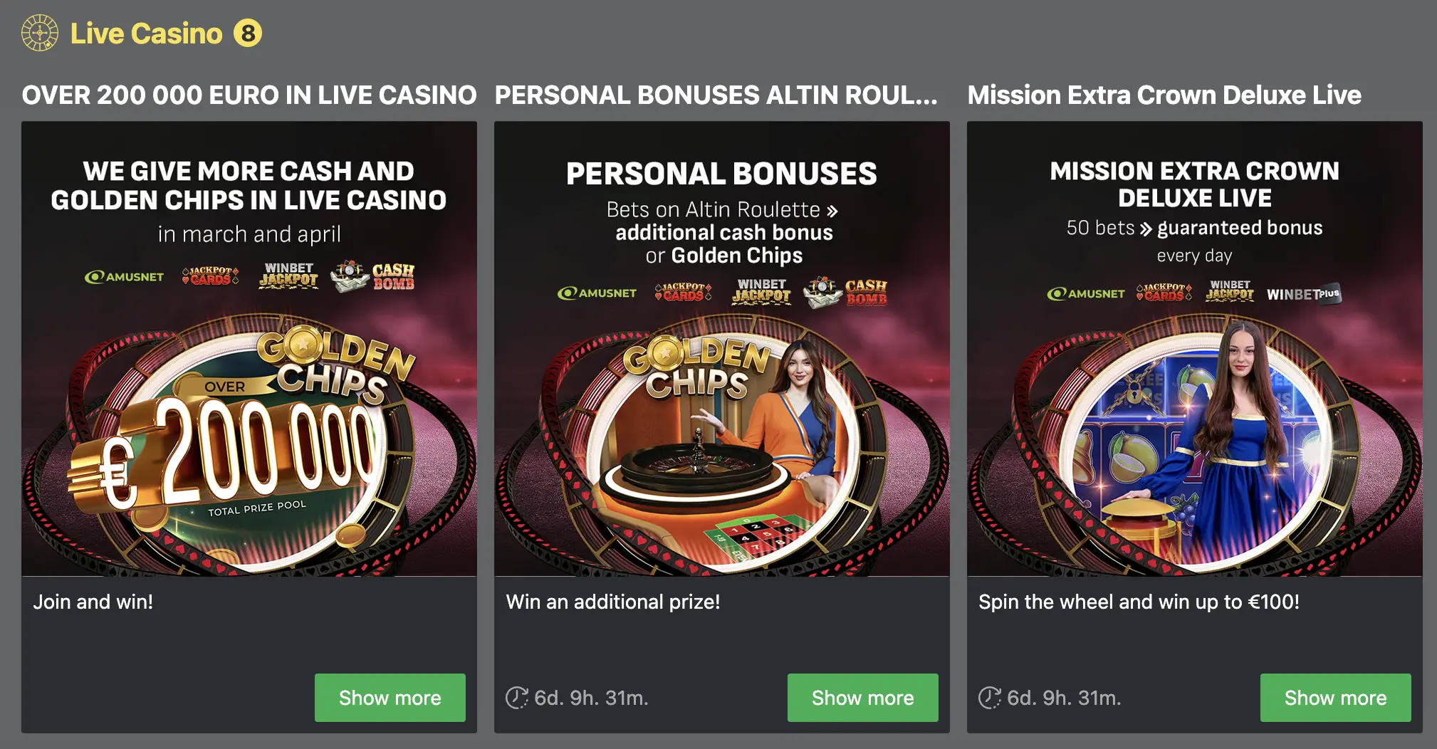 Winbet mobiel spelen